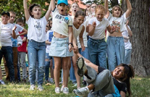 Priyanka Chopra falls, breaks into laughs while playing with kids in Ukraine; see pics